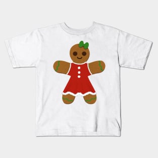 Gingerbread girl Kids T-Shirt